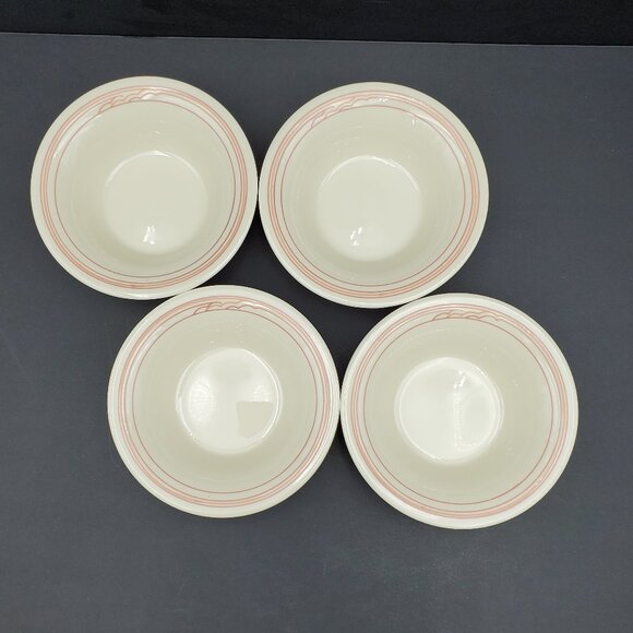 Corning Comcor Tableware Cumulus Dessert Fruit Bowls Rim Berry Sauce Bowls - Picture 4 of 9